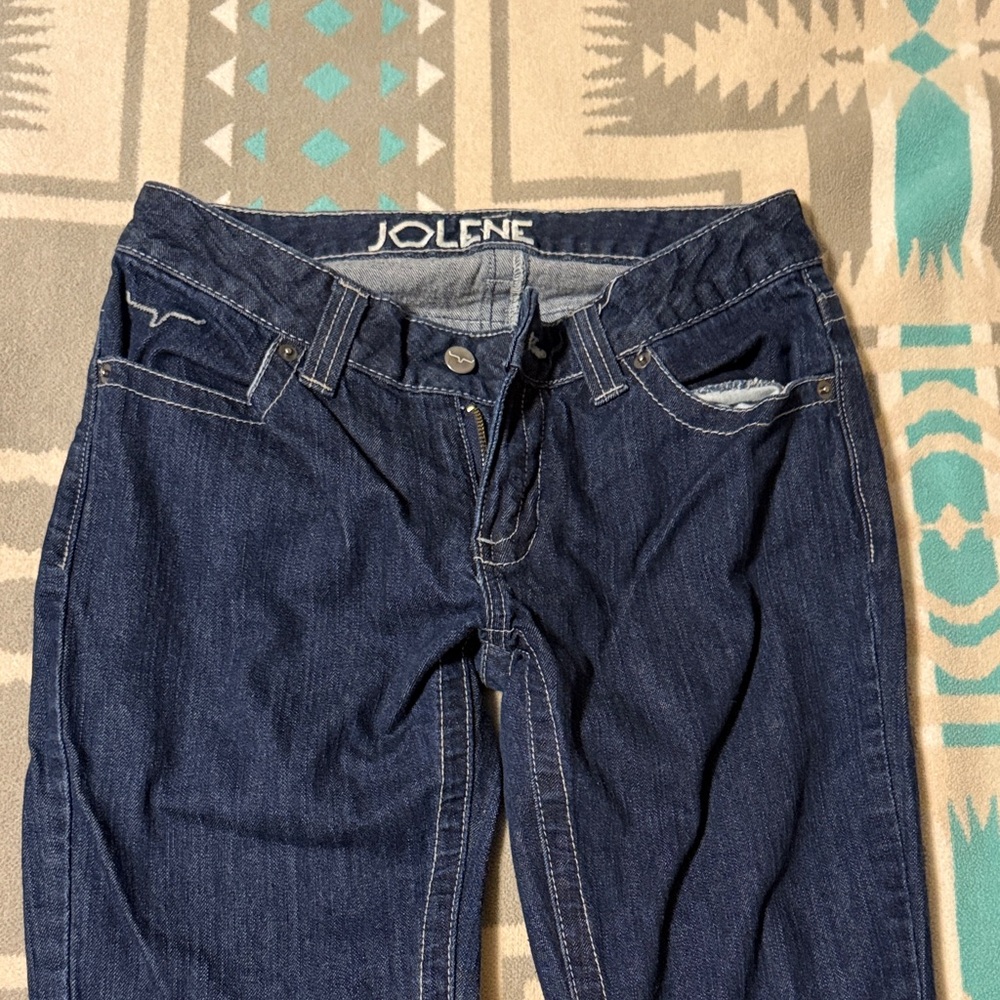 Kimes Ranch Women's Boot Cut Jeans - Dark Blue